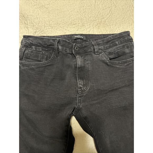 NWT Mens KENNETH COLE Slim Fit Techni-Cole Performance Pants Black 32 W 30 L - Picture 3 of 10